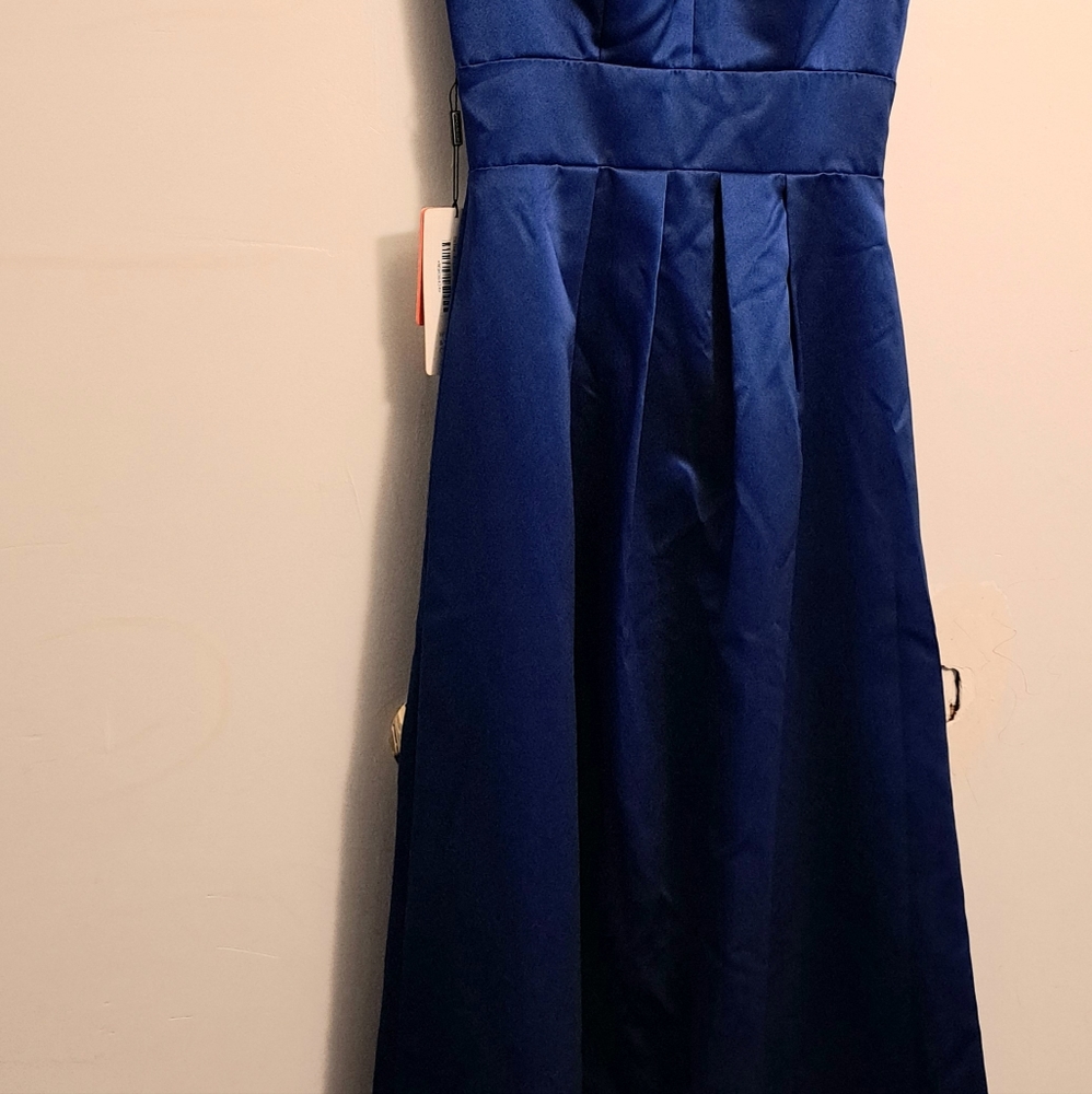 Royal blue sleeveless JJ's house gown. New with tags.